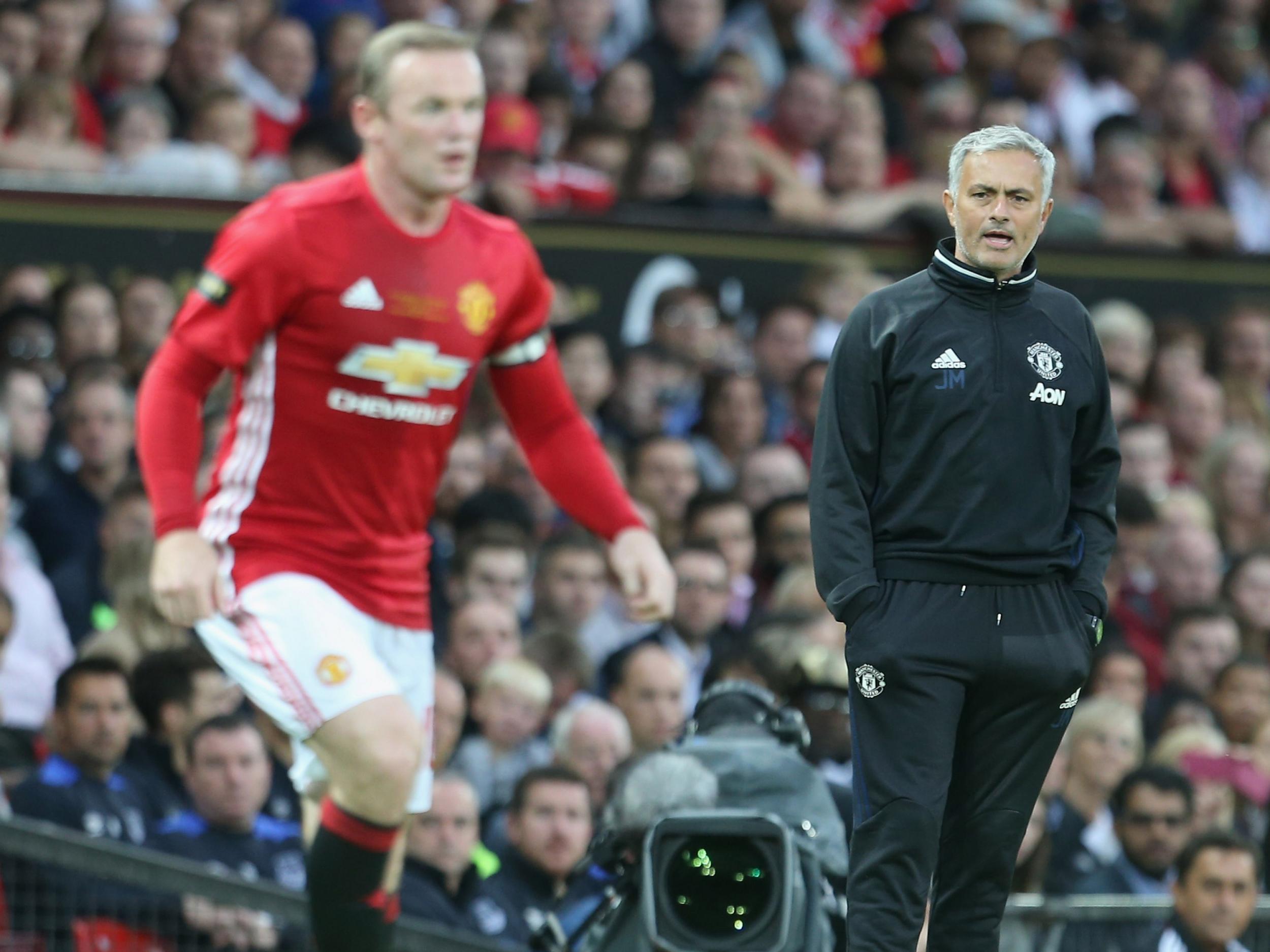 Jose Mourinho described Wayne Rooney as a 'real legend' for Manchester United