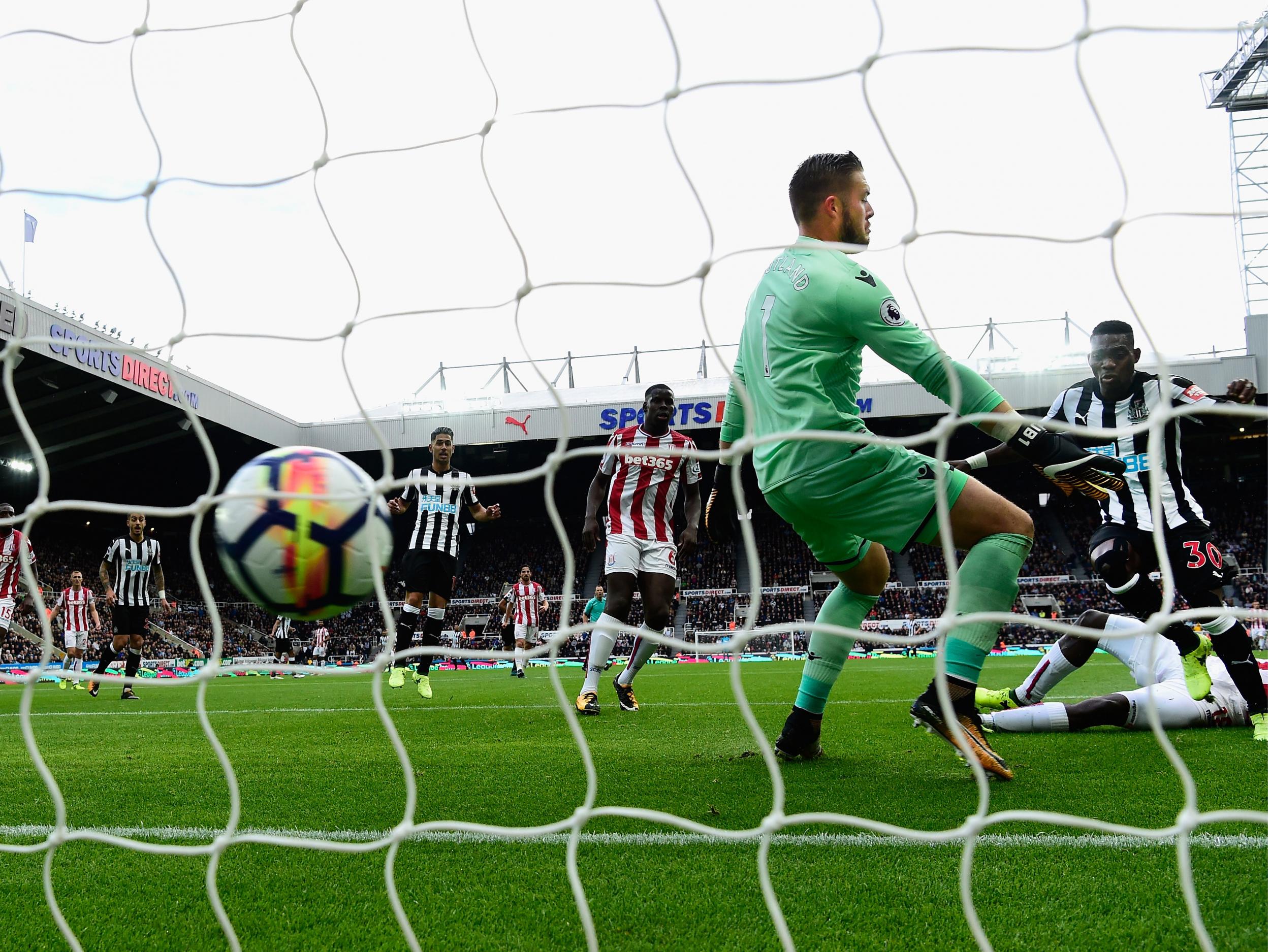 Christian Atsu opened the scoring for Newcastle