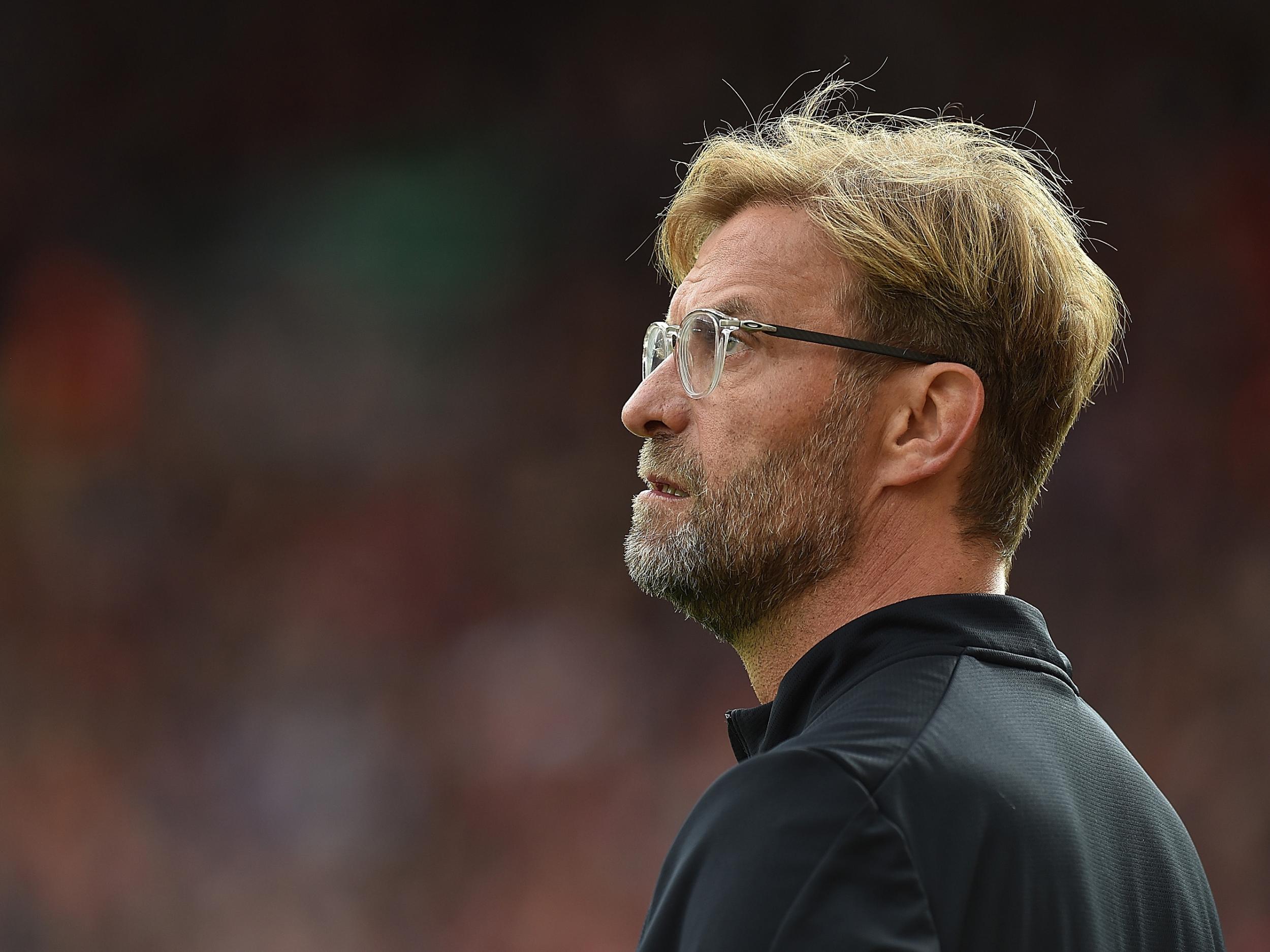Jurgen Klopp could only watch on with frustration as his side played out a 1-1 draw