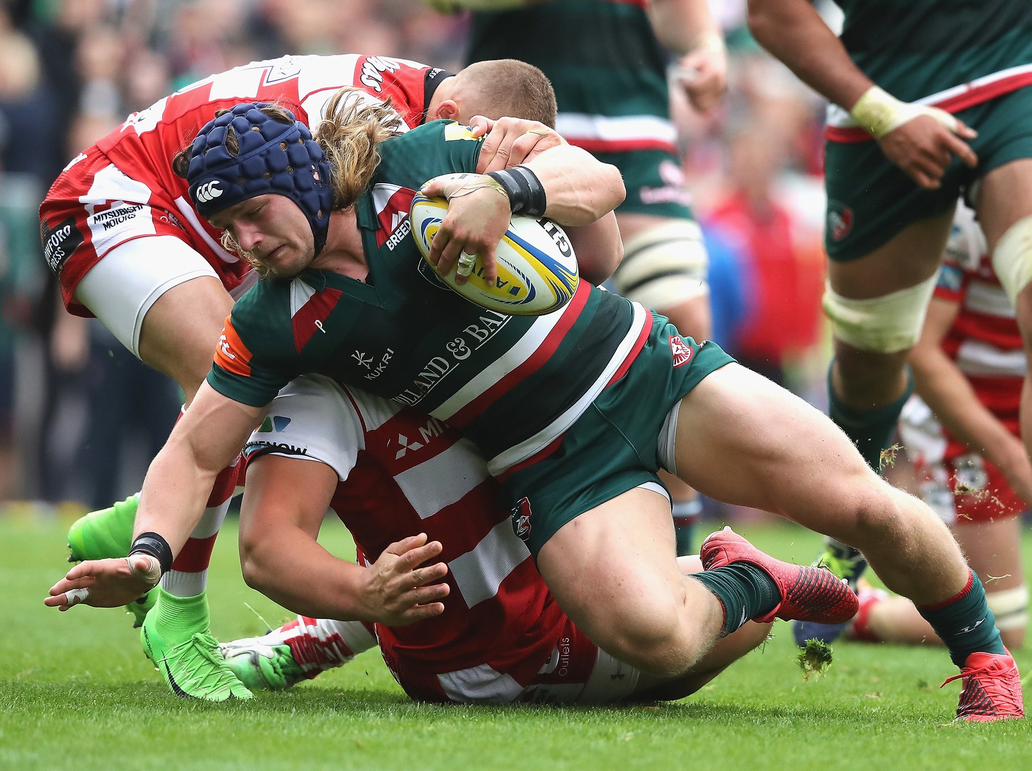 Leicester dominated the first-half against Gloucester
