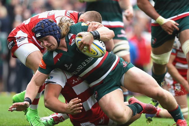 Leicester dominated the first-half against Gloucester