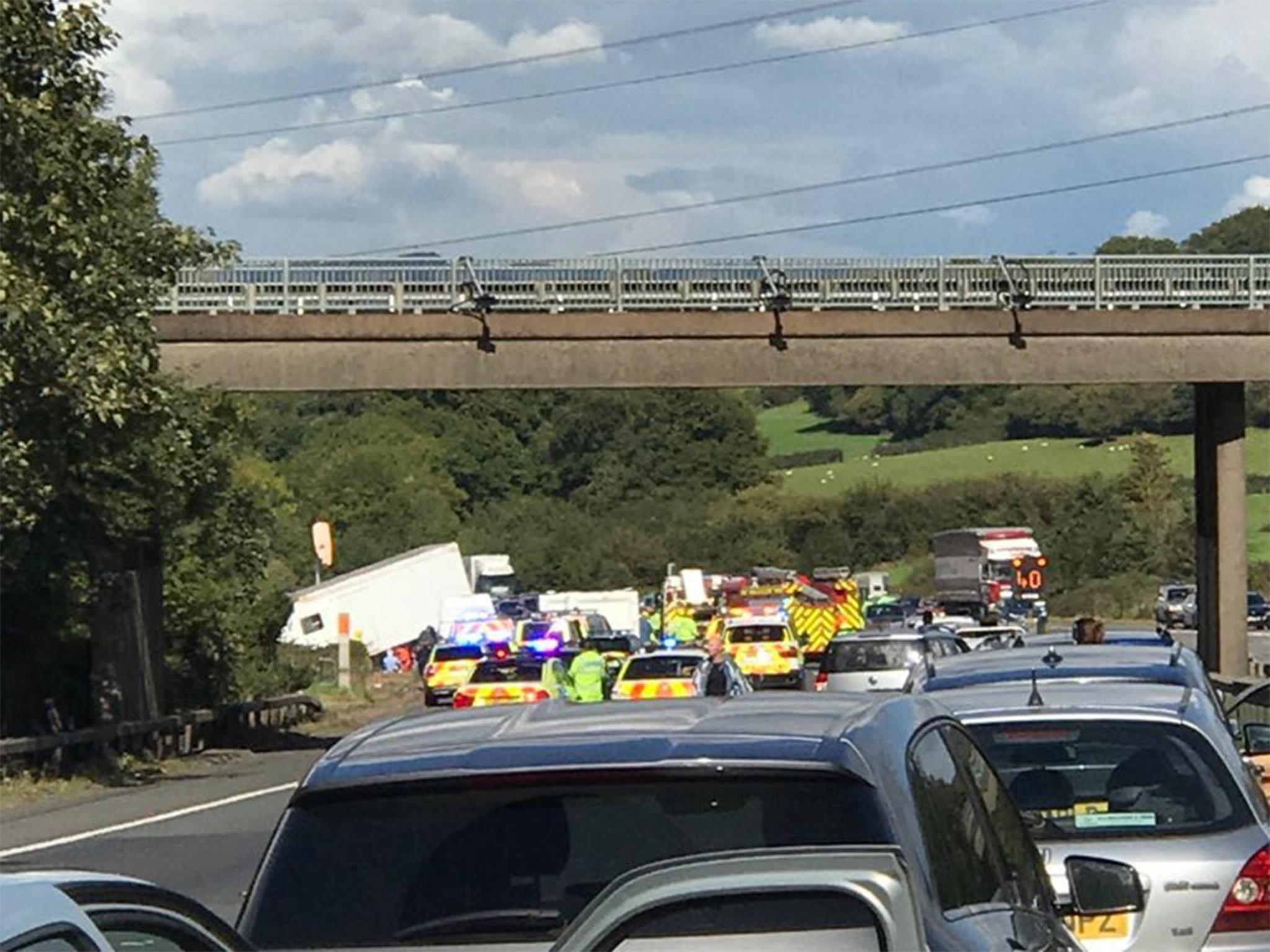 M5 motorway pile up in Gloucestershire leaves at least four dead