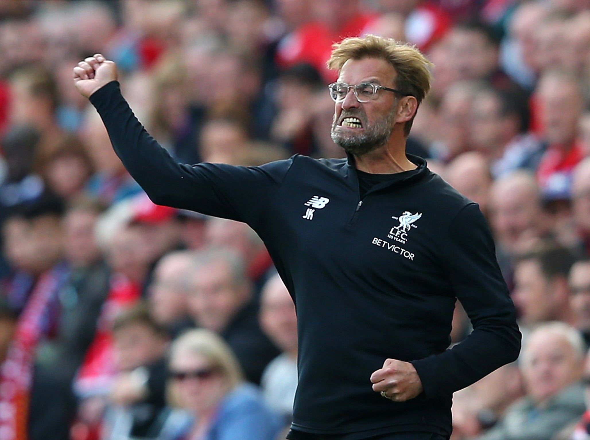 Klopp said he did not feel 'any positivity' after the draw