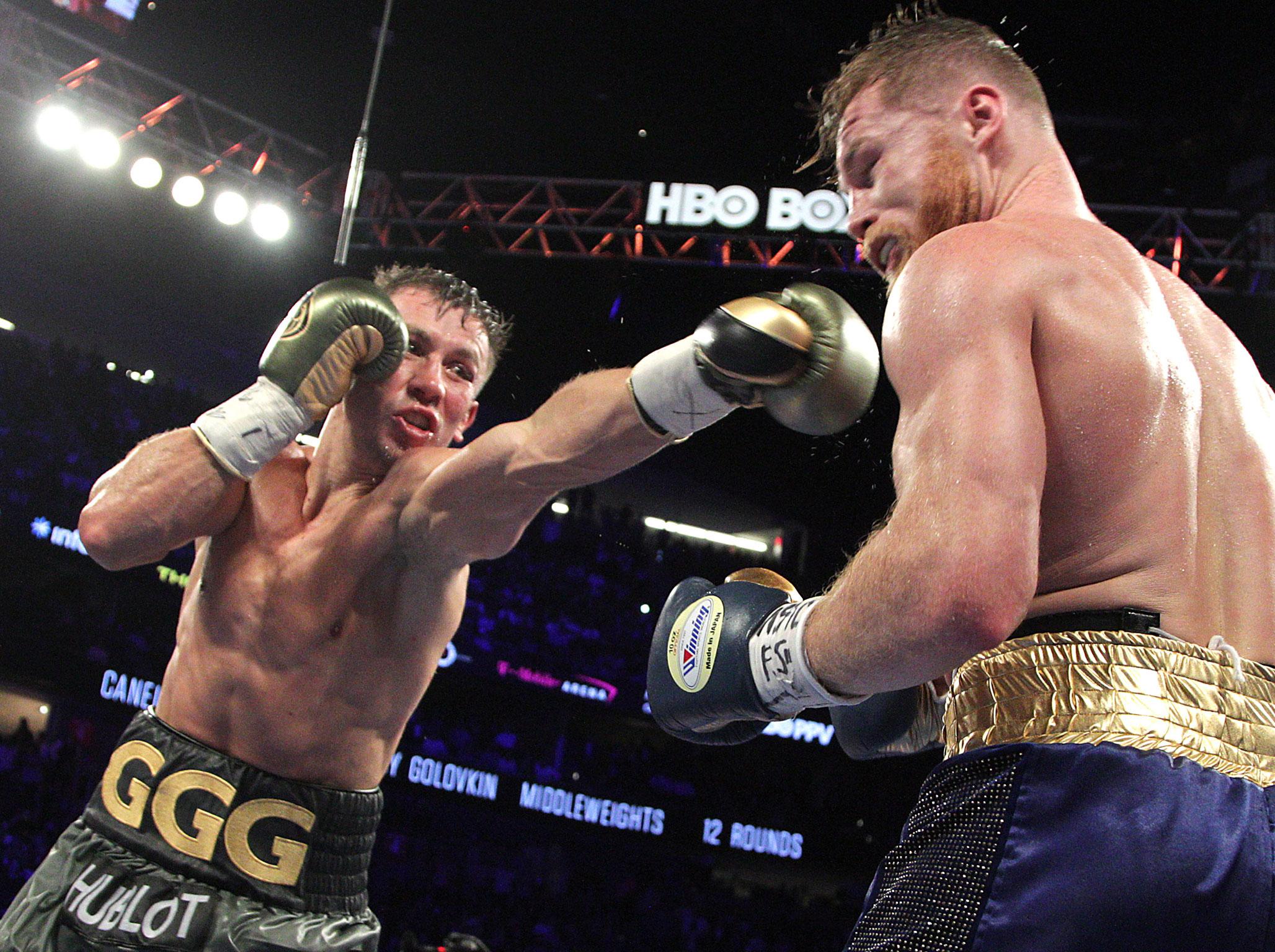 Golovkin had the better of the middle rounds after Alvarez had started the better
