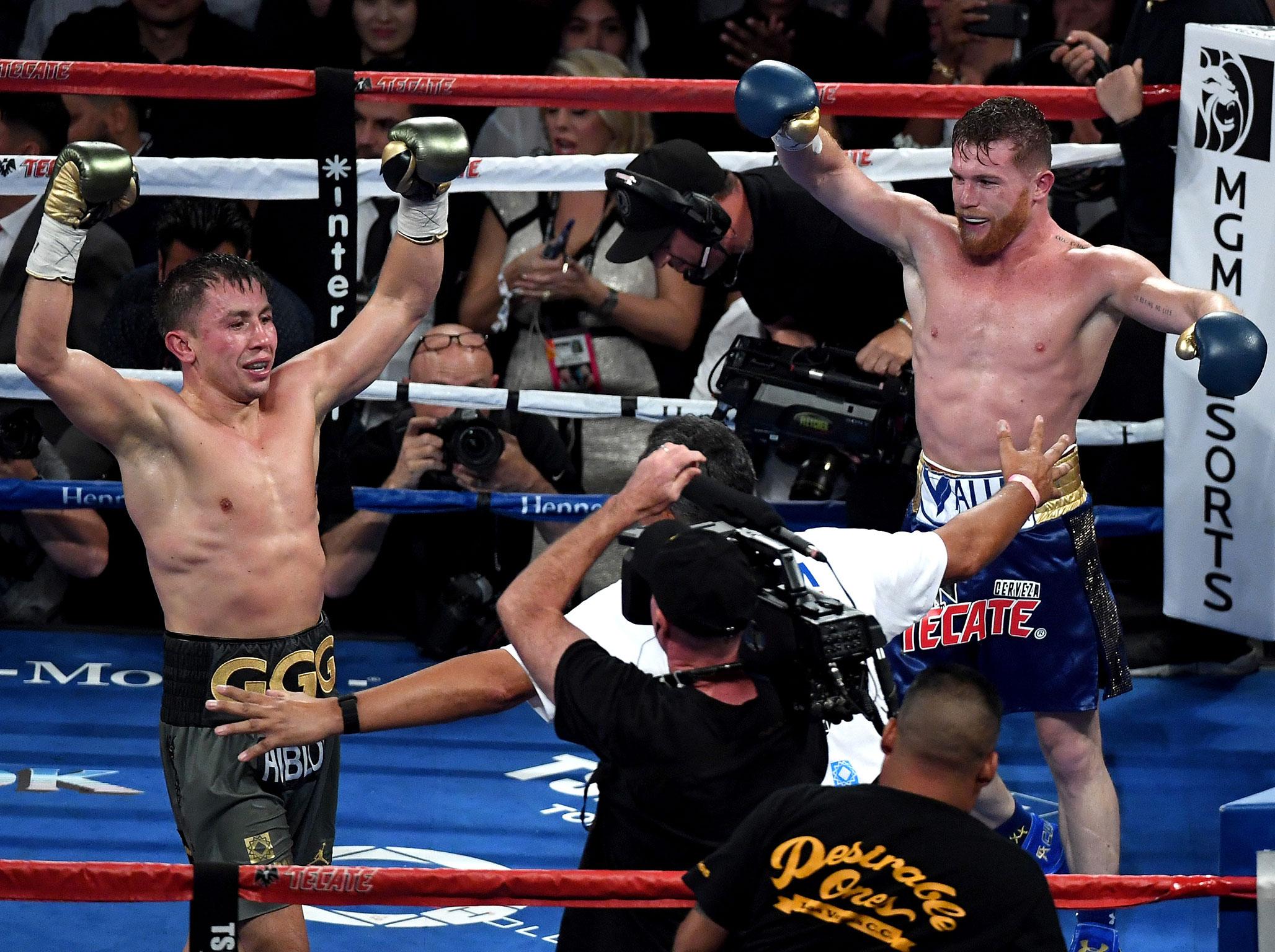 Golovkin appeared to do enough to earn the victory