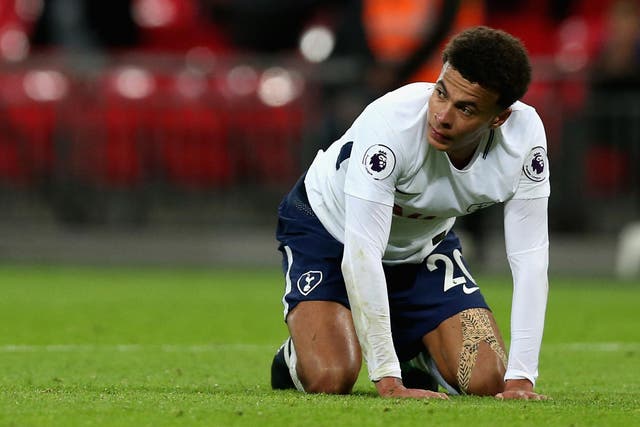 Dele Alli has found the going difficult in recent weeks