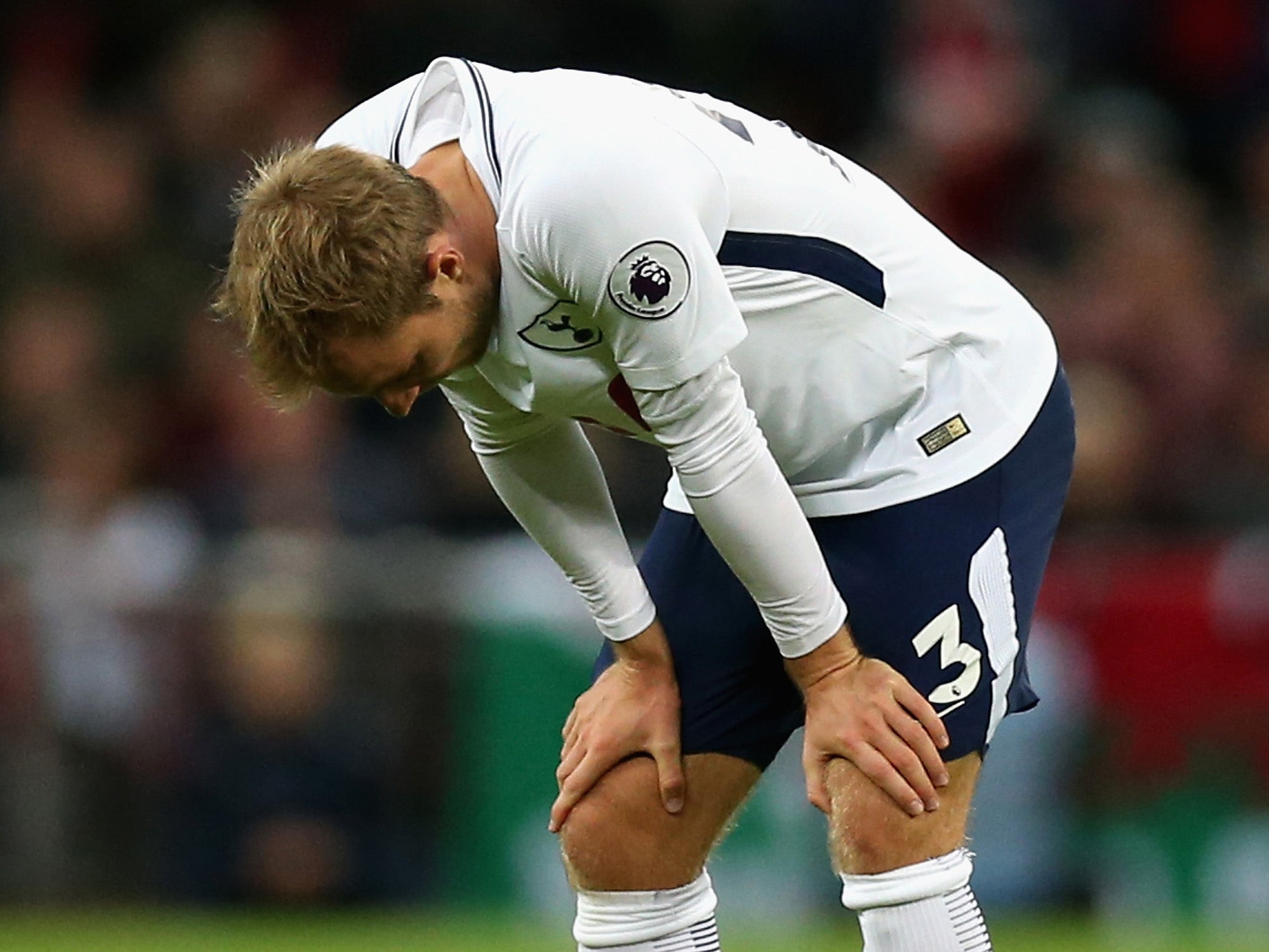 Spurs players were dejected at the final whistle