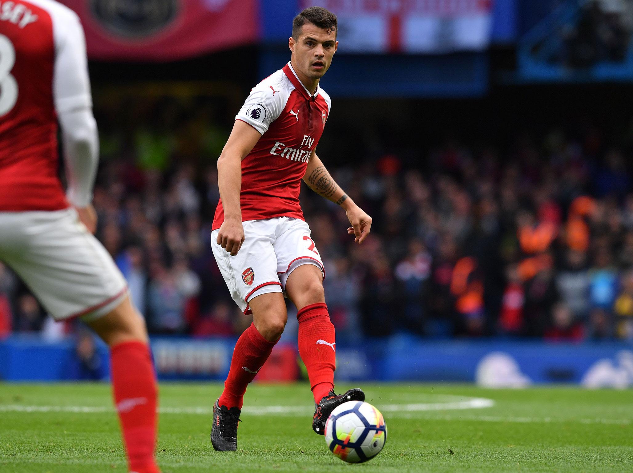 Xhaka was impressive in the centre of the park for Arsenal