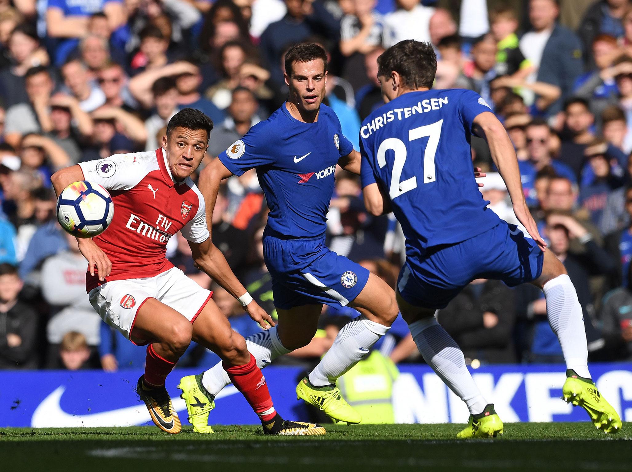 Alexis Sanchez was conspicuous by his absence from Arsenal's starting XI