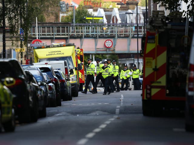 Police have advised people not to stop and record incidents such as the Parsons Green station bombing