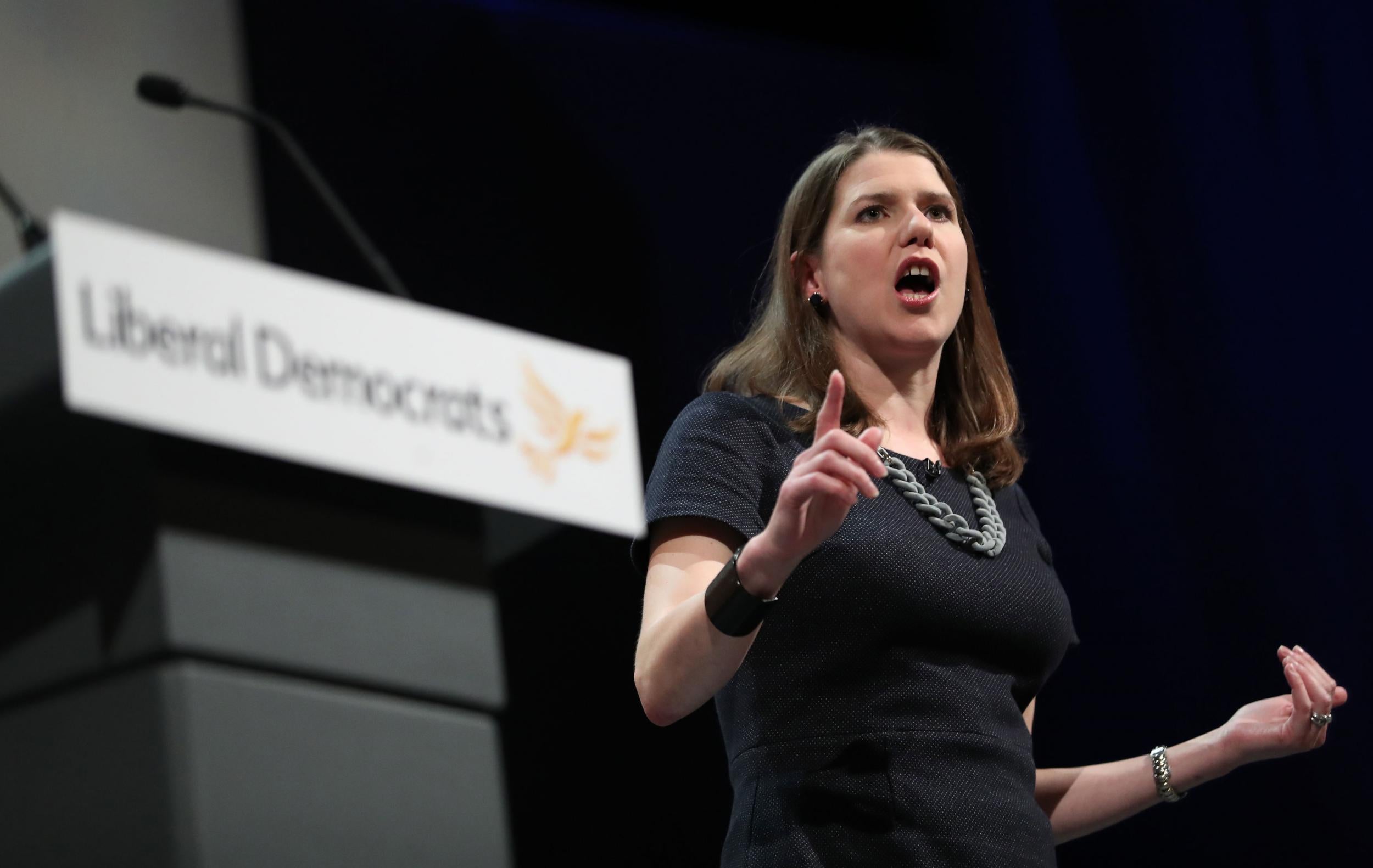 Jo Swinson reiterated the Liberal Democrats' pledge to hold a second referendum on Brexit