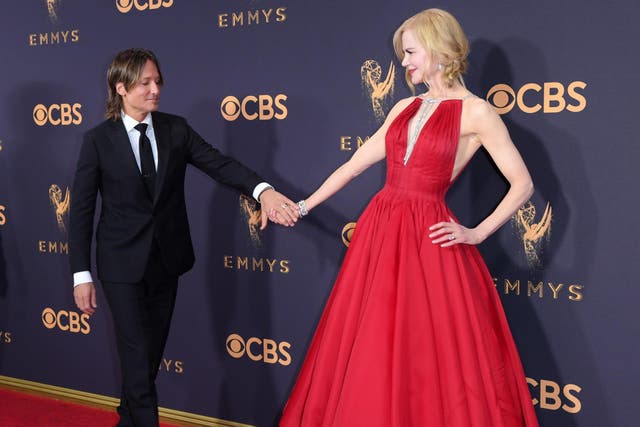 Nicole Kidman accepted the award for best lead actress at this year's Emmys