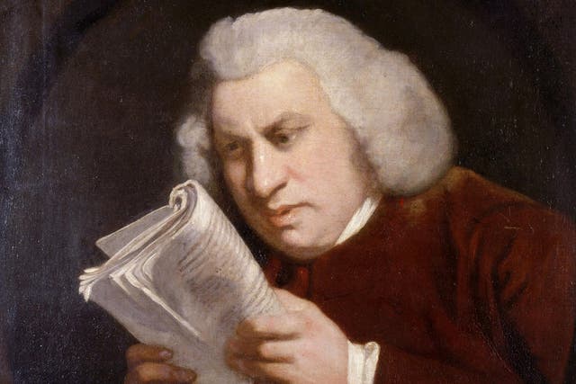 Sir Joshua Reynolds famous portrait of Dr Johnson