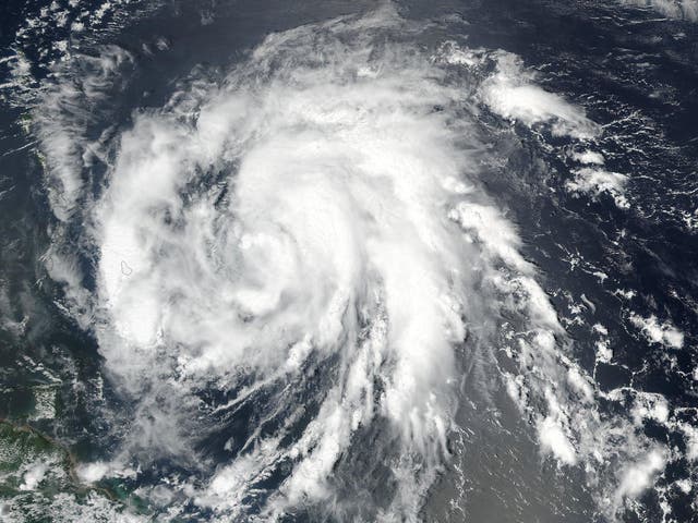 NASA image shows Hurricane Maria approaching the Leeward Islands as it rapidly gains strength