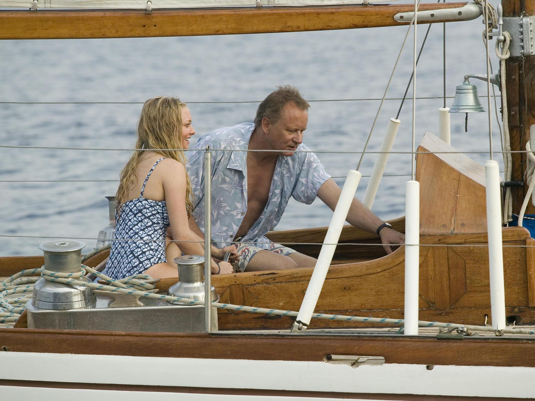 Skarsgard is reprising his role as sailor Bill in ‘Mamma Mia! Here We Go Again’ (Rex)