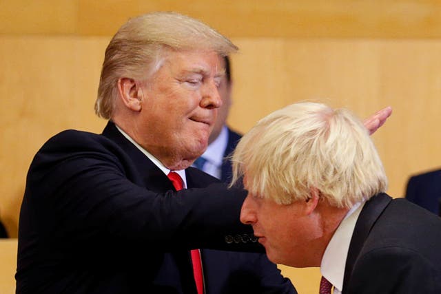 Boris Johnson and President Trump have quite a lot in common