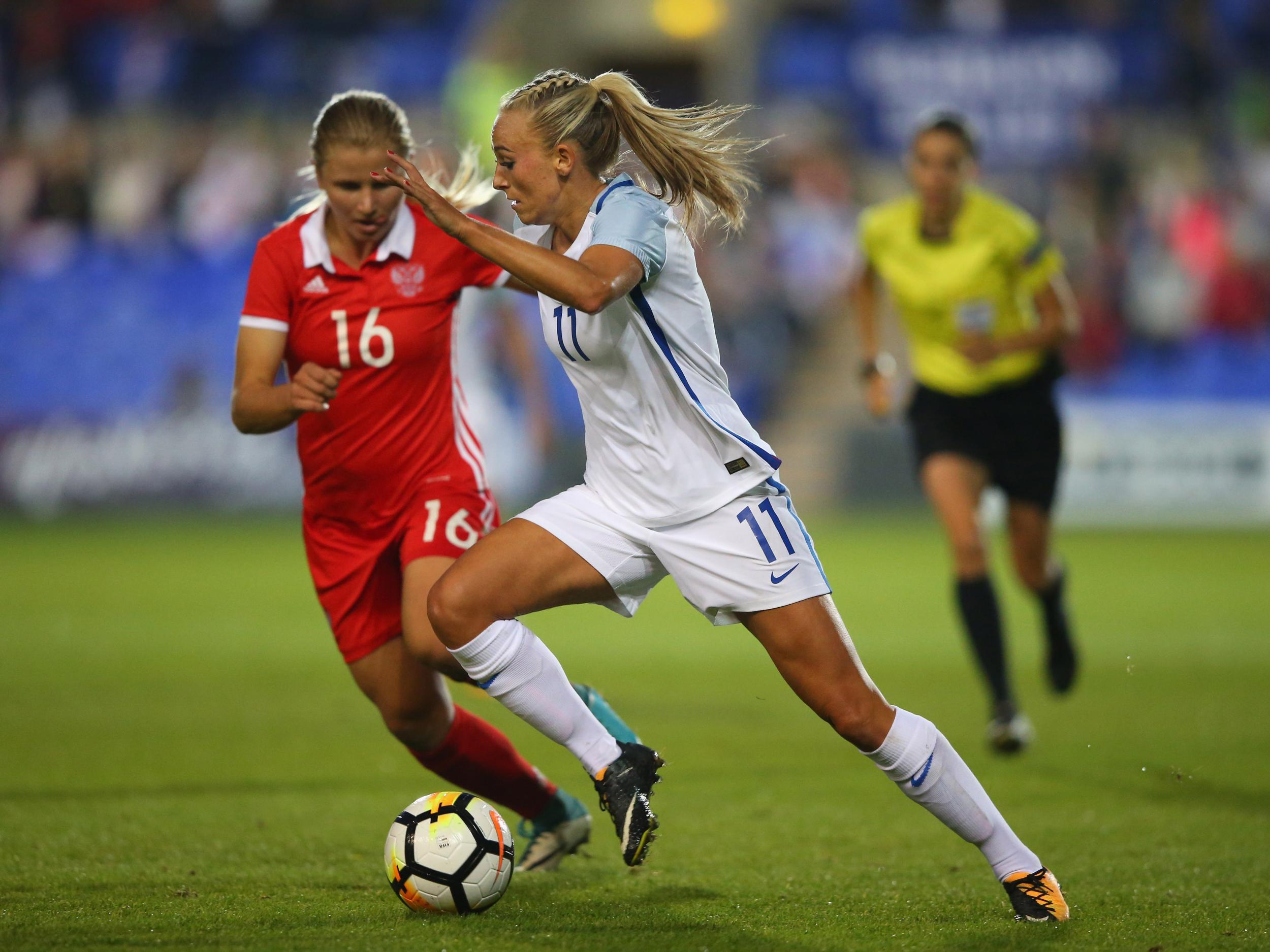 Toni Duggan wrapped up the scoring with her late double