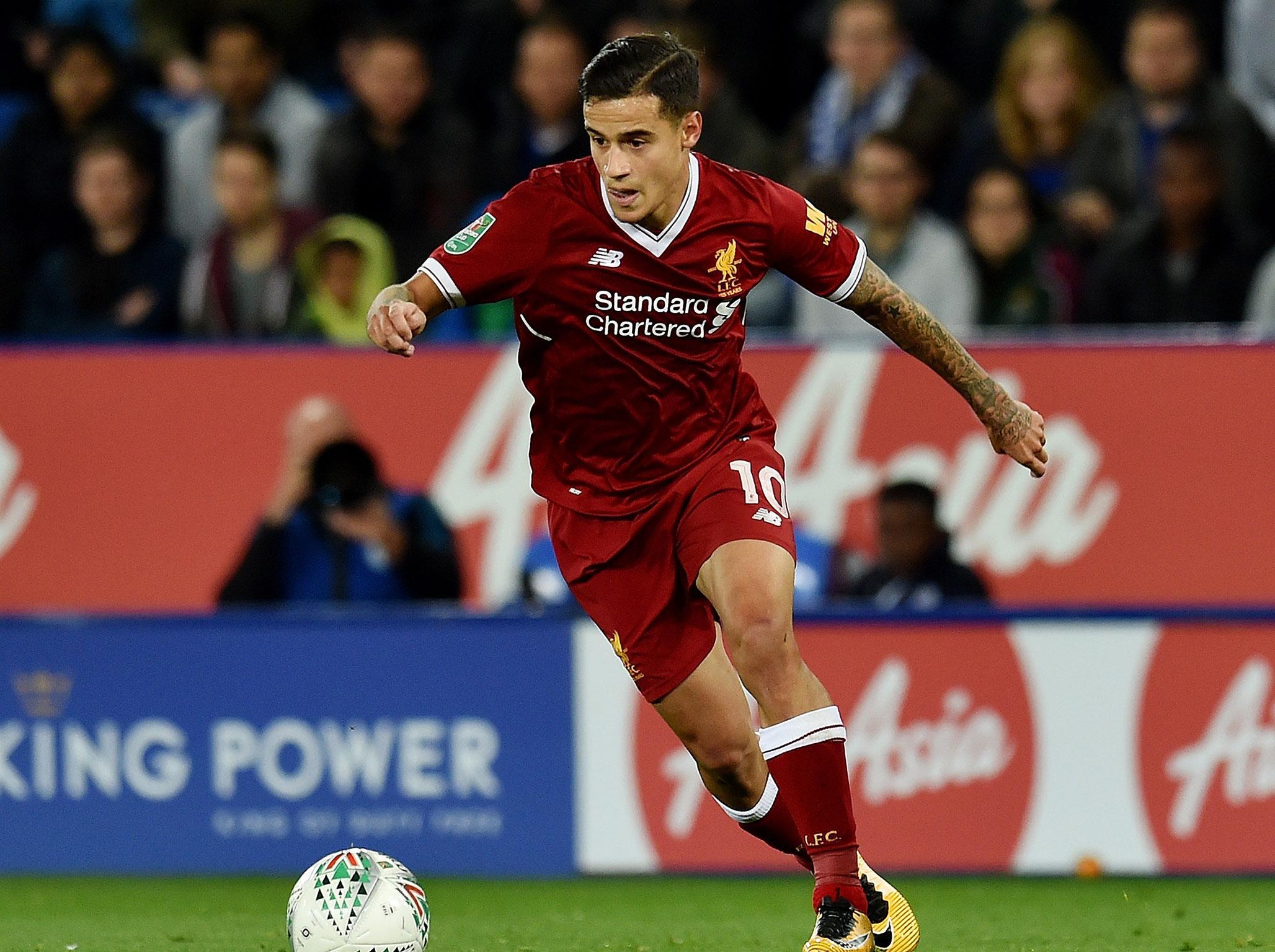 Philippe Coutinho was withdrawn at the break despite impressing in the first half