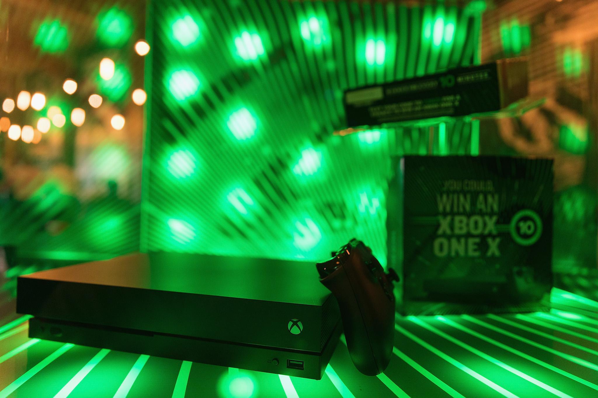 Taco Bell and Xbox partner to give fans the chance to win an Xbox One X with the purchase of a Steak Quesarito $5 Box at The Vude on August 31, 2017 in Seattle, Washington