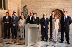 Catalonian government ‘de facto’ suspended, President says