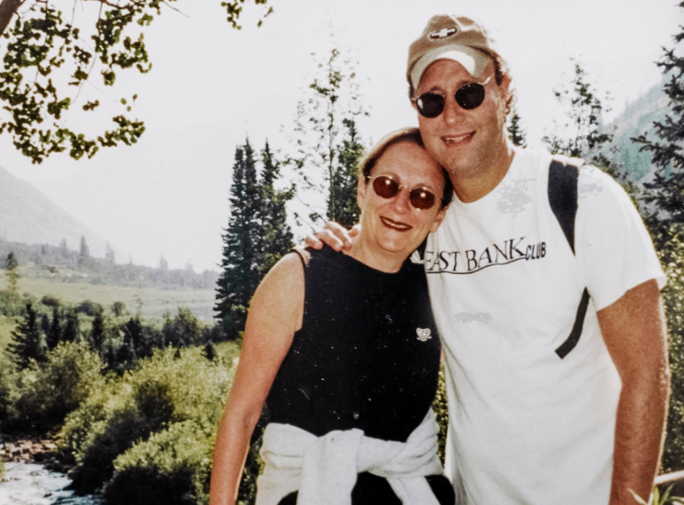 Wendy Dolin and her husband Stewart, who died at 57, met as secondary school sweethearts