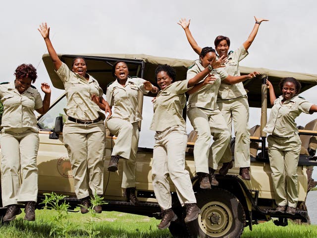 The power rangers: the Chobe game lodge has the only all-female guide team in Africa