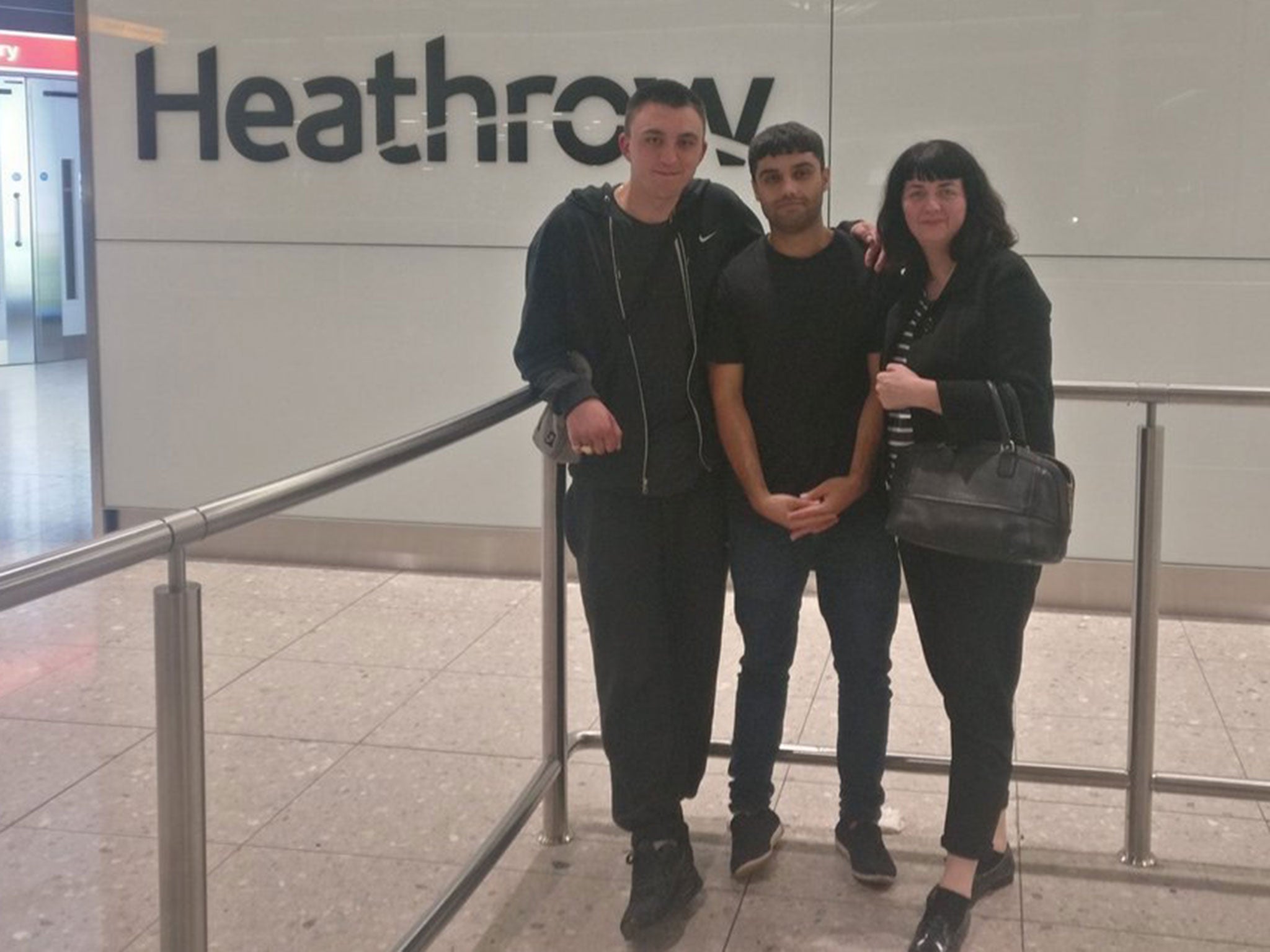 Samim Bigzad was returned to Heathrow from Kabul on 17 September (Duncan Lewis )