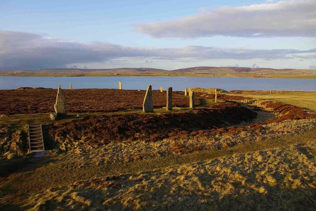 The Ring of Brodgar originally had 60 stones, but now has 27