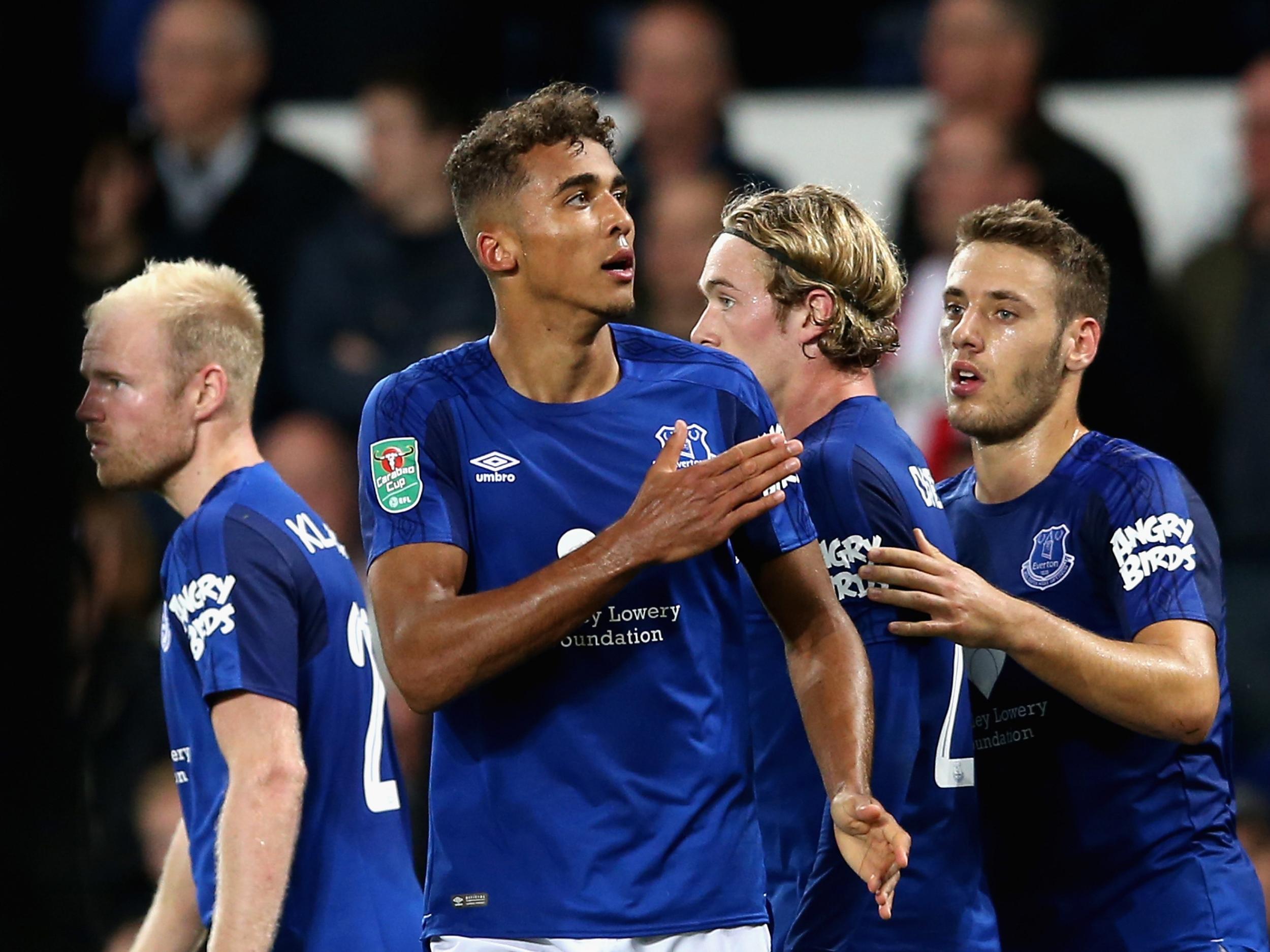 Dominic Calvert-Lewin broke the deadlock with seven minutes of the first half left