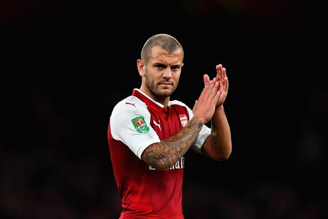 Jack Wilshere looked lively and sharp playing in midfield