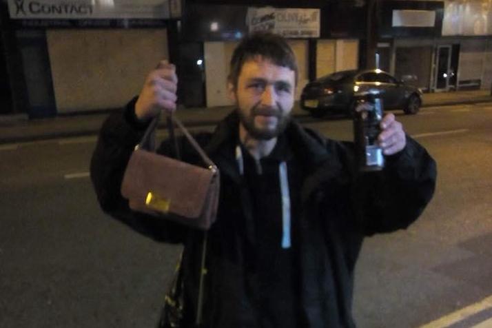 Paul Calderbank found Daisy Owen's bag outside a pub