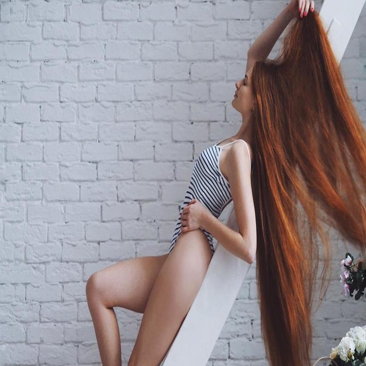 Woman recovers from alopecia to become 'real-life redhead Rapunzel' | The  Independent | The Independent
