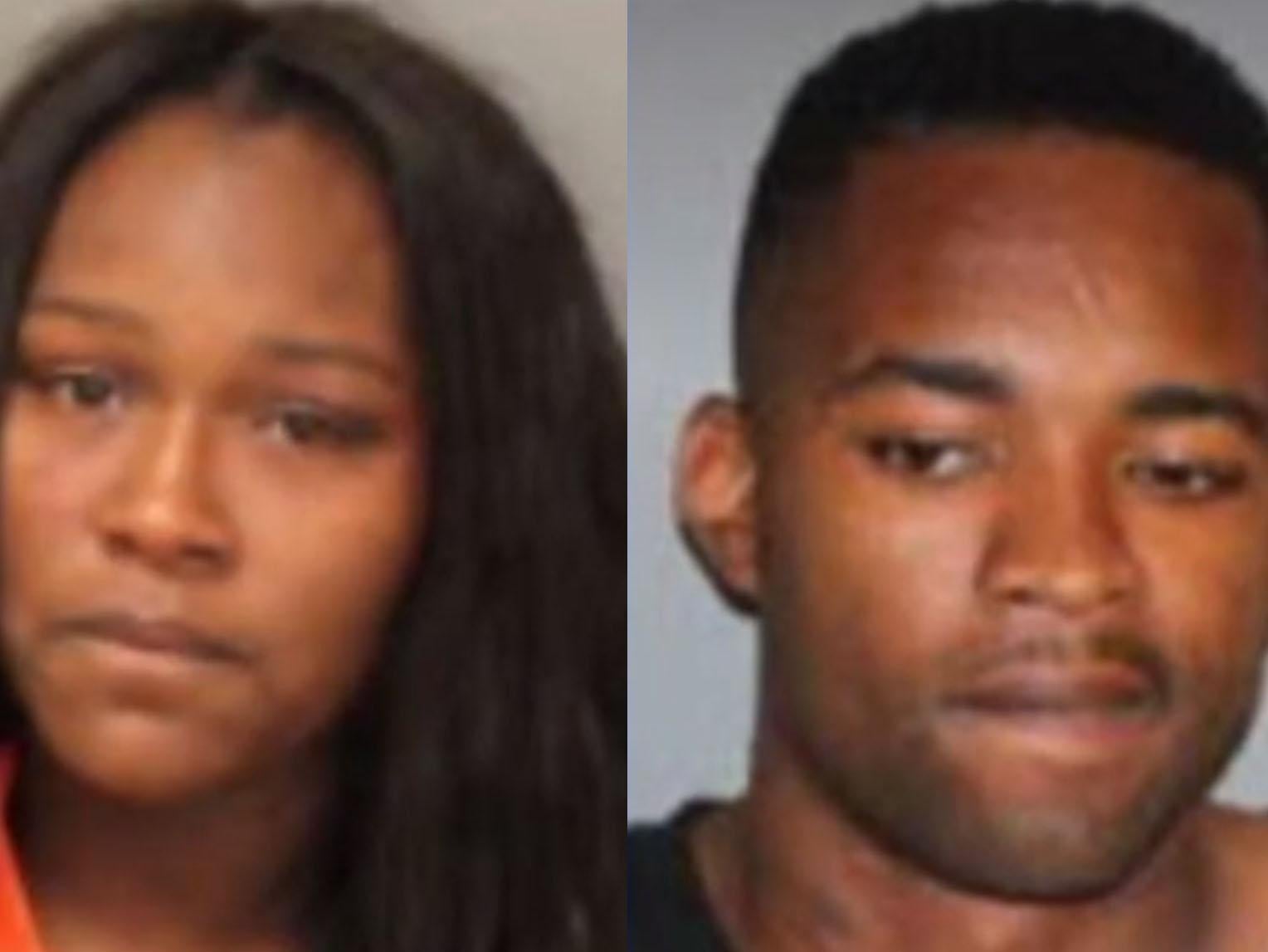 The couple were arrested and levelled with charges including reckless endangerment after the incident in Southeast Memphis, Tennessee