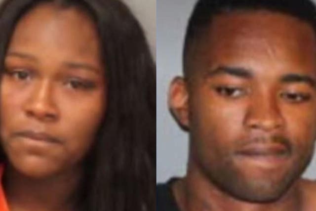 The couple were arrested and levelled with charges including reckless endangerment after the incident in Southeast Memphis, Tennessee
