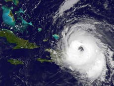Hurricane Maria's 'pinhole eye' re-emerges