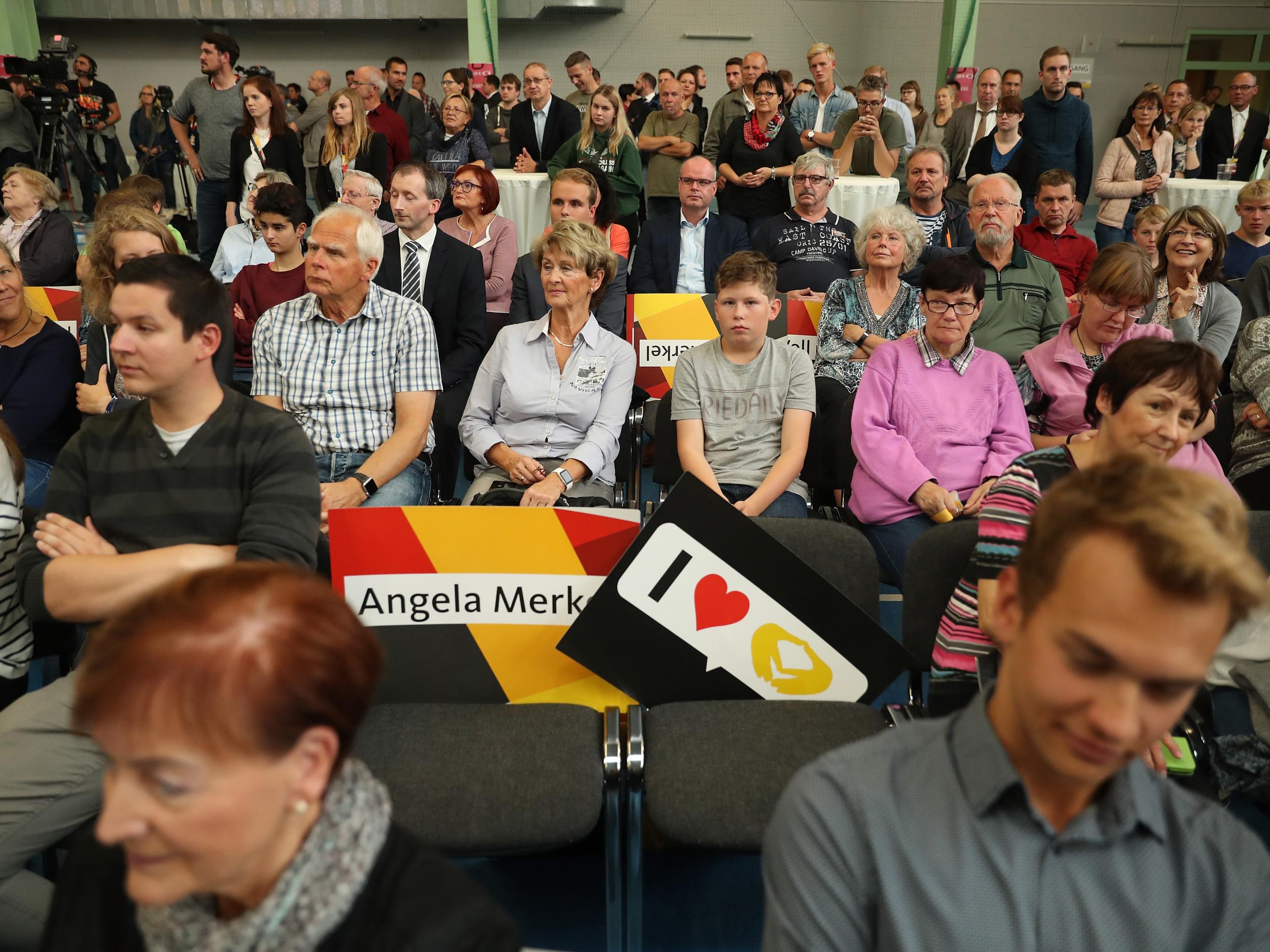 The German Chancellor is campaigning for her fourth term in office in the upcoming elections