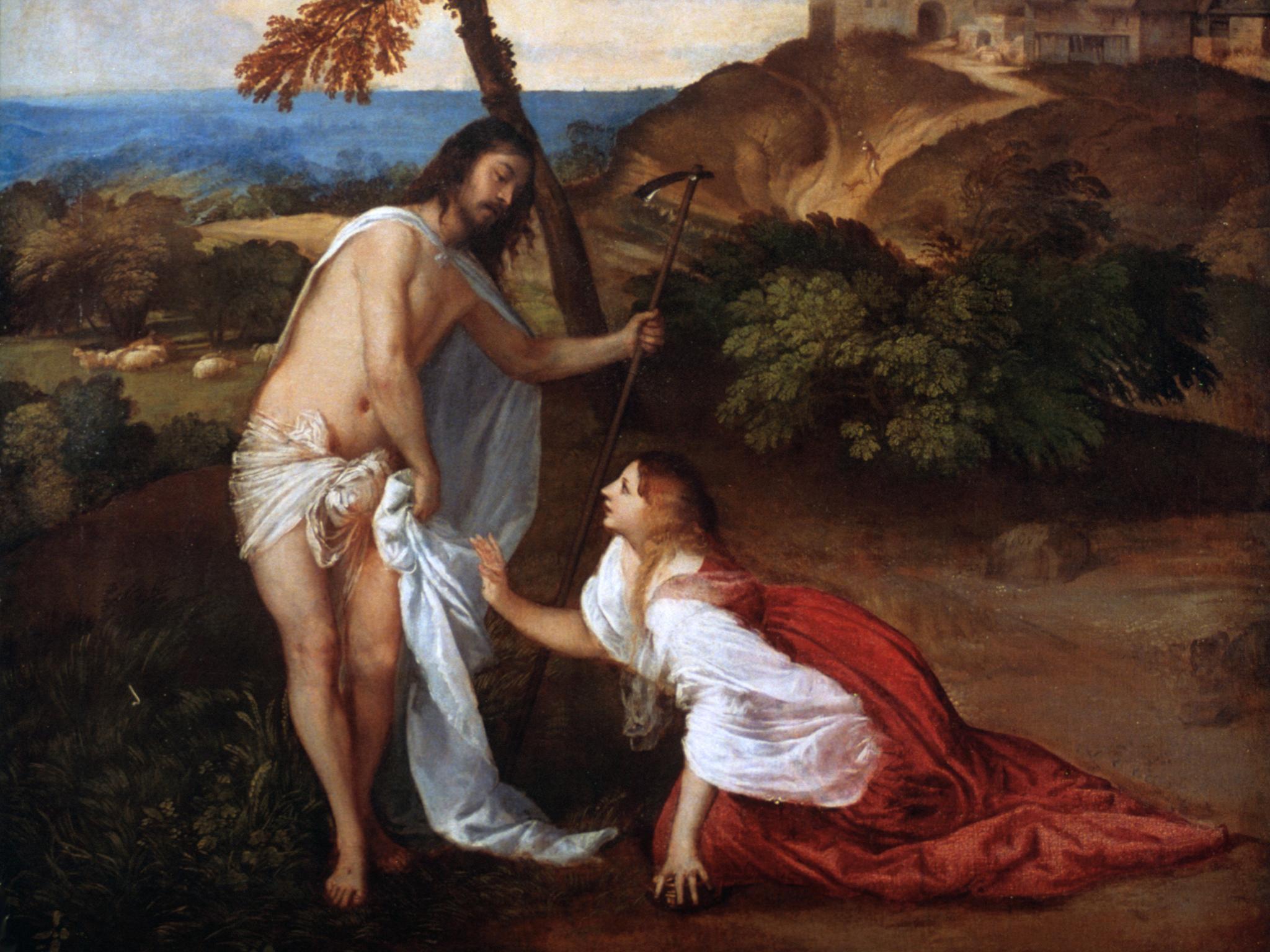 Jesus with Mary Magdalene: the Grail is the blood itself, as transmitted through the generations