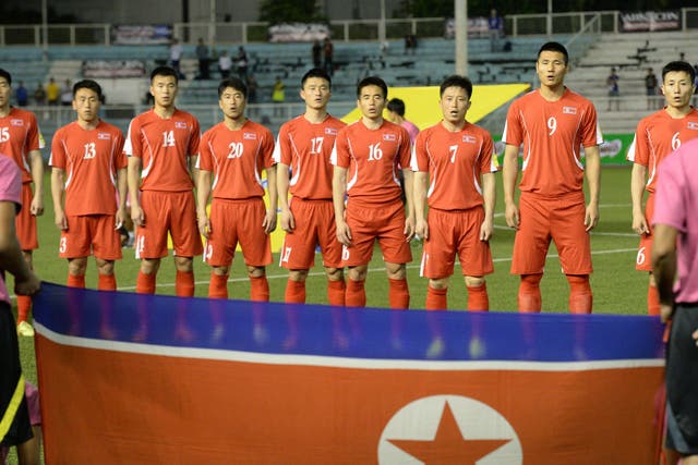 North Korea are currently ranked 124th in the Fifa rankings