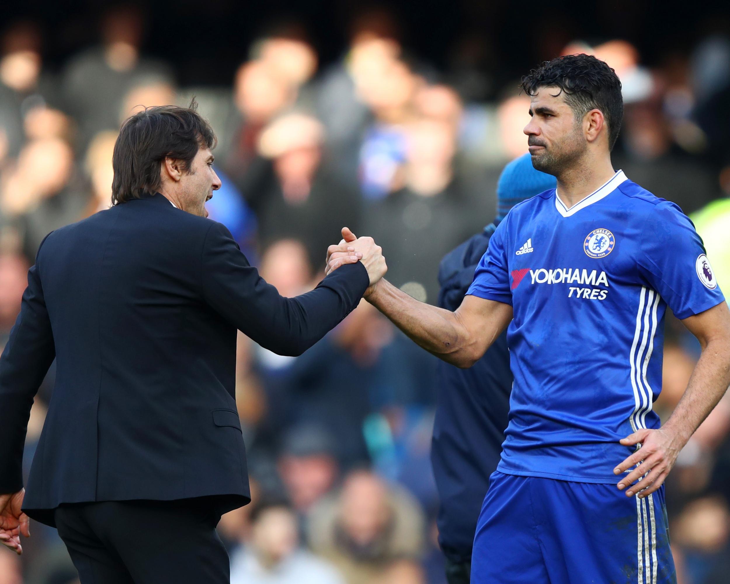 Conte admitted he would shake Costa's hand