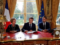 Macron signs sweeping new labour law reforms amid union outcry