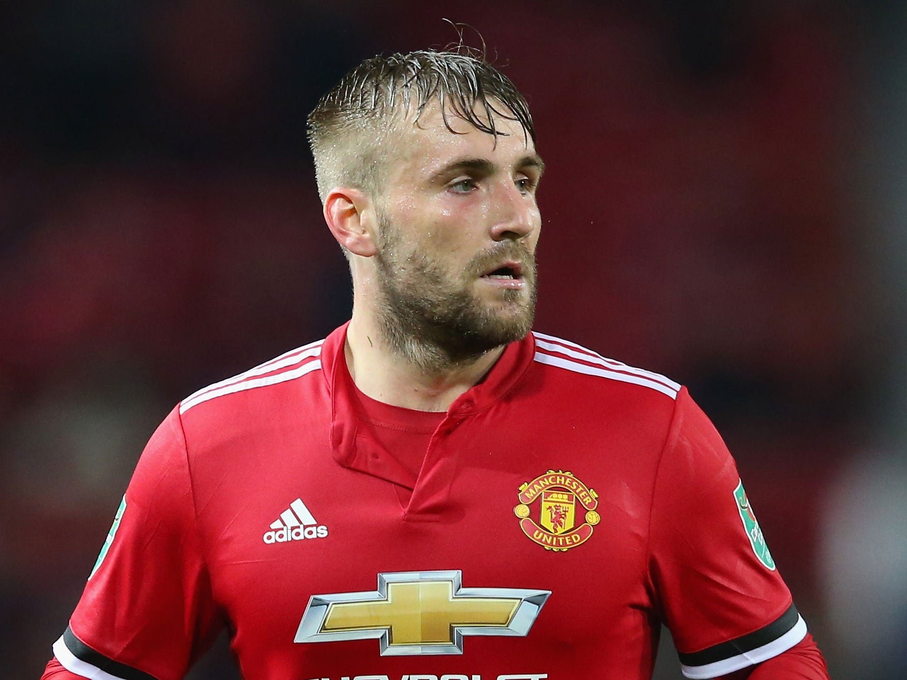 Luke Shaw made his first appearance since late April on Wednesday night