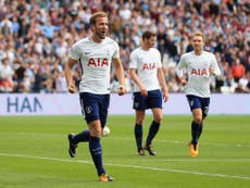 Kane at the double as Tottenham survive late scare at West Ham