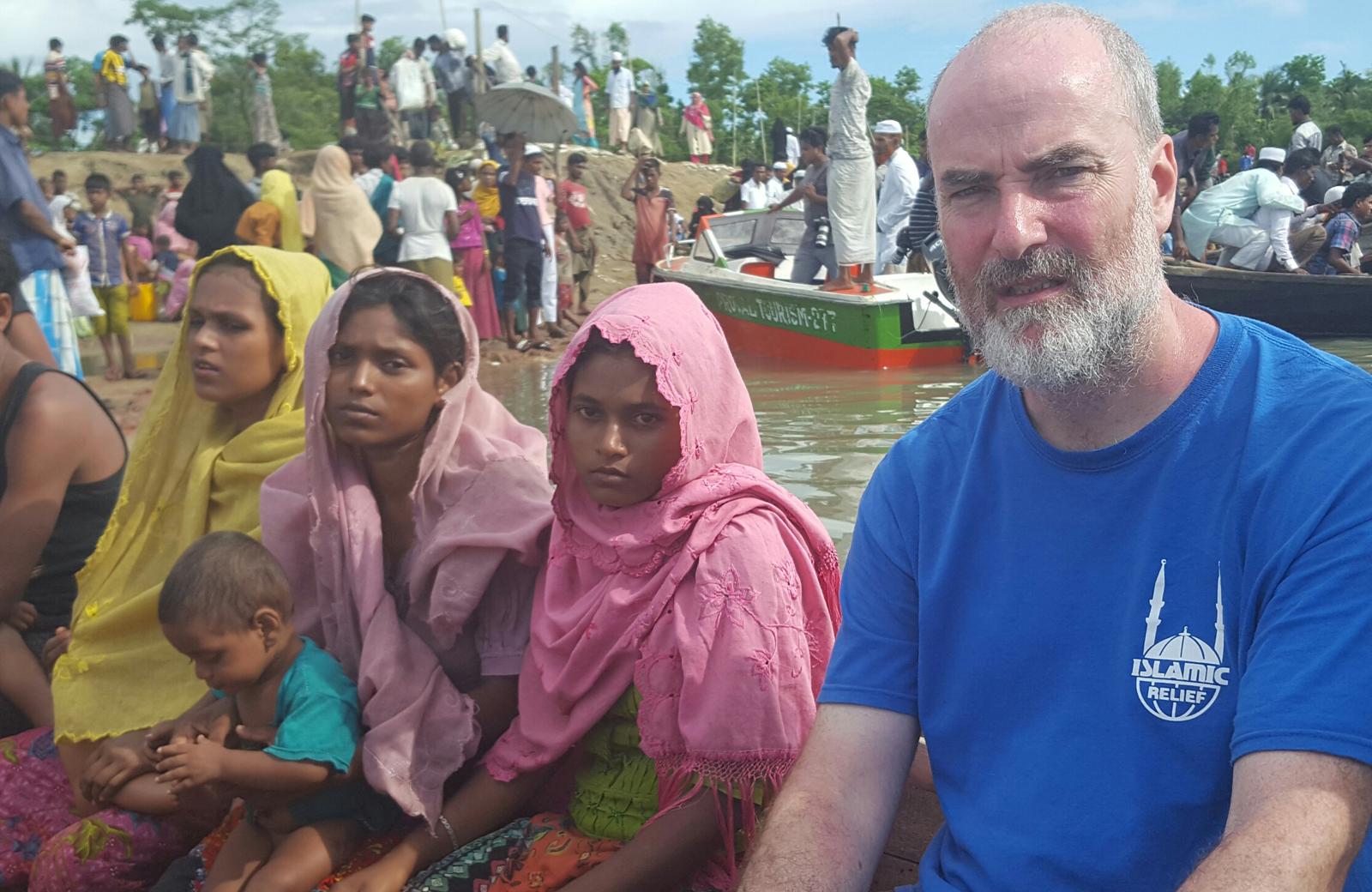 I met with many refugees who have fled over the Bangladeshi border