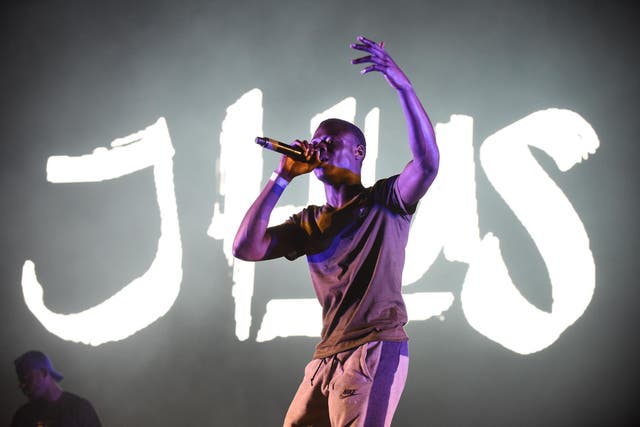J Hus performs at the O2 Arena as part of the BBK takeover