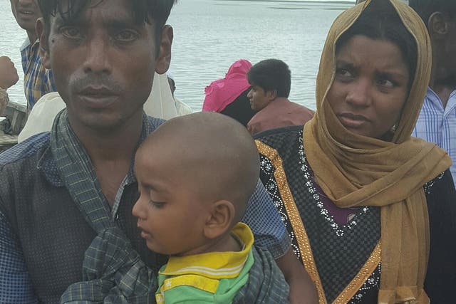 Muhammed Rafiq and his wife, Nuru, have fled with their two-year-old son, Noyum