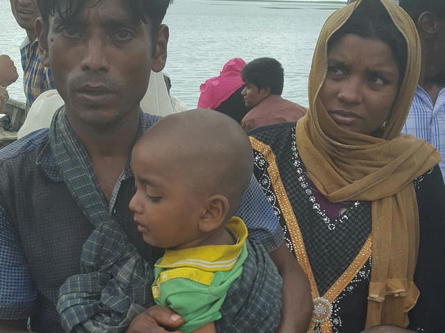 Muhammed Rafiq and his wife, Nuru, have fled with their two-year-old son, Noyum