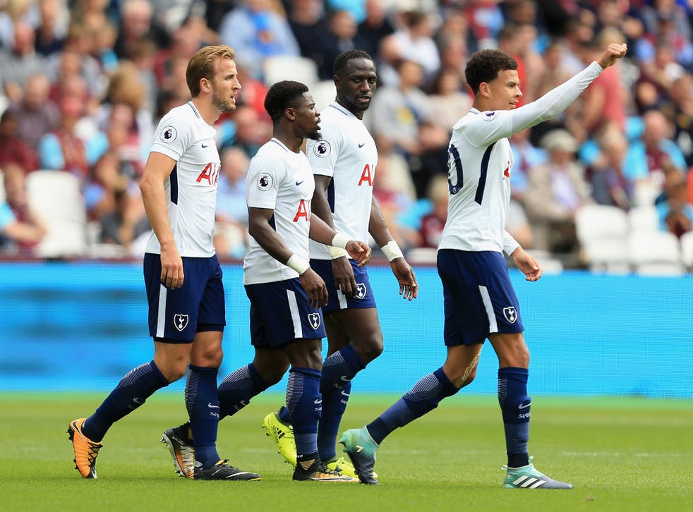 Spurs survived Aurier's red card to beat West Ham 3-2 on Saturday