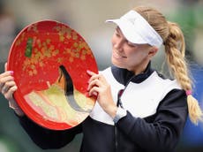 Wozniacki beats Pavlyuchenkova to defend her Pan Pacific Open crown