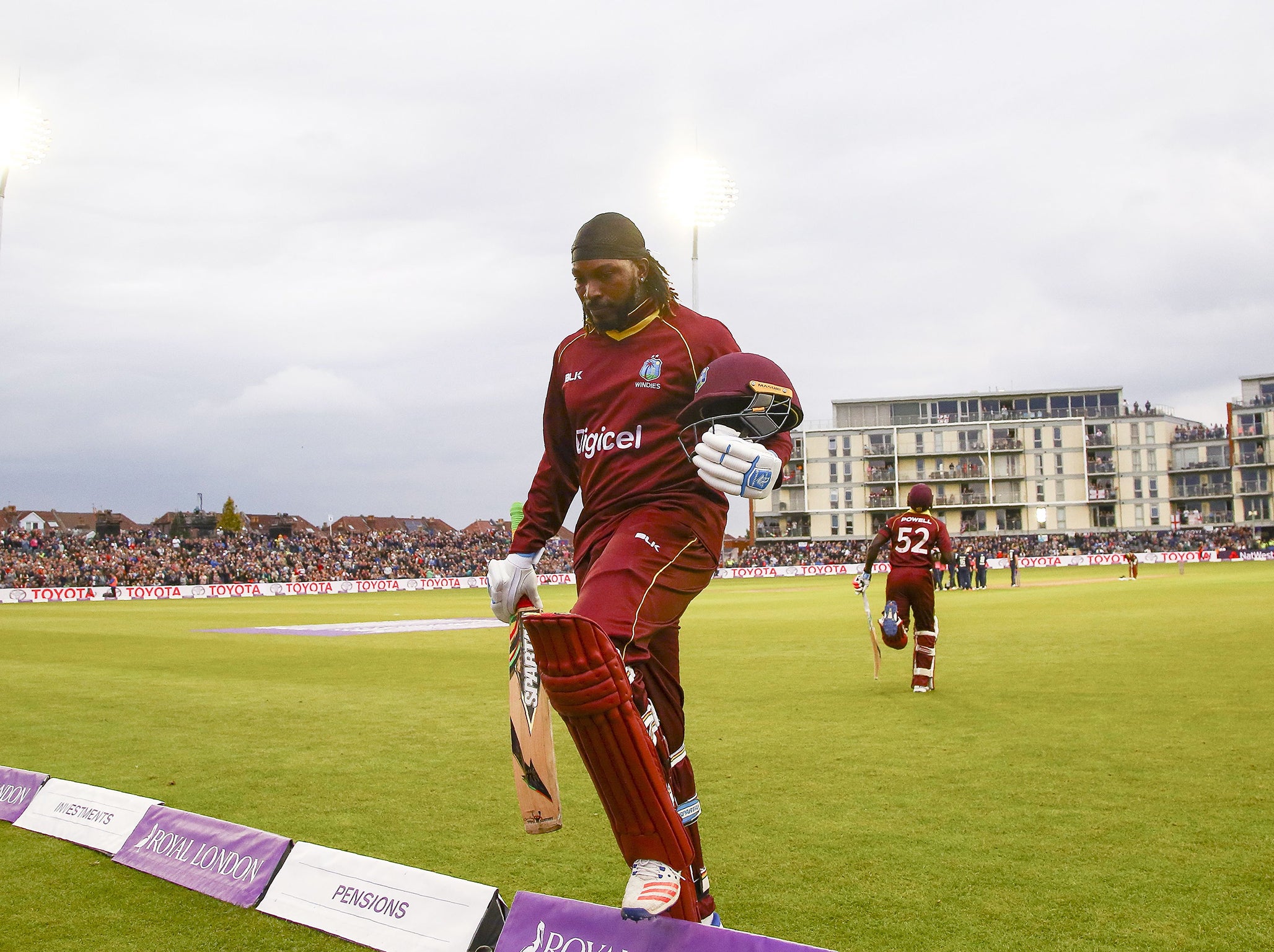 Even Gayle could not steer the Windies to victory