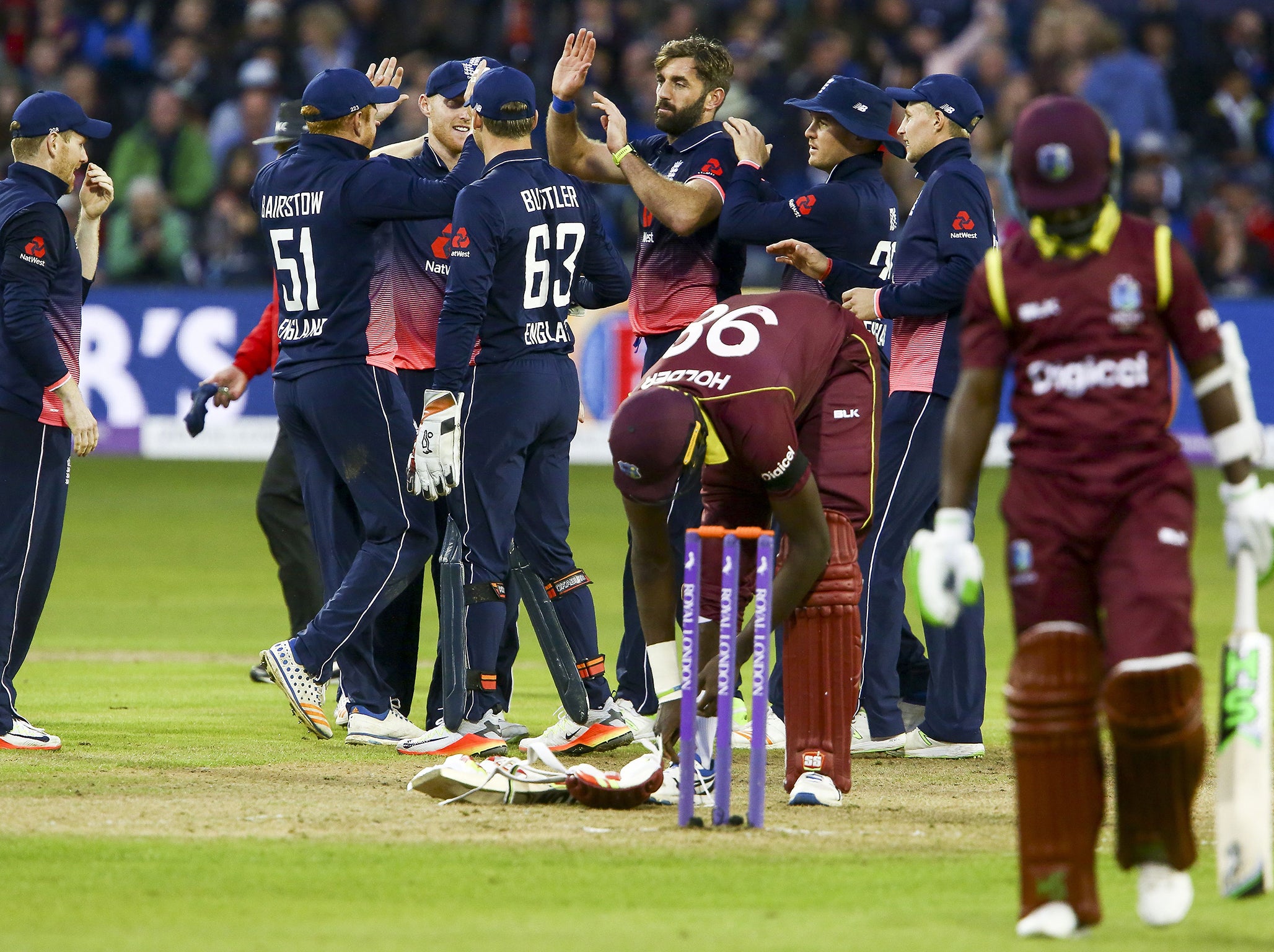 England recovered from a perilous position to beat the West Indies